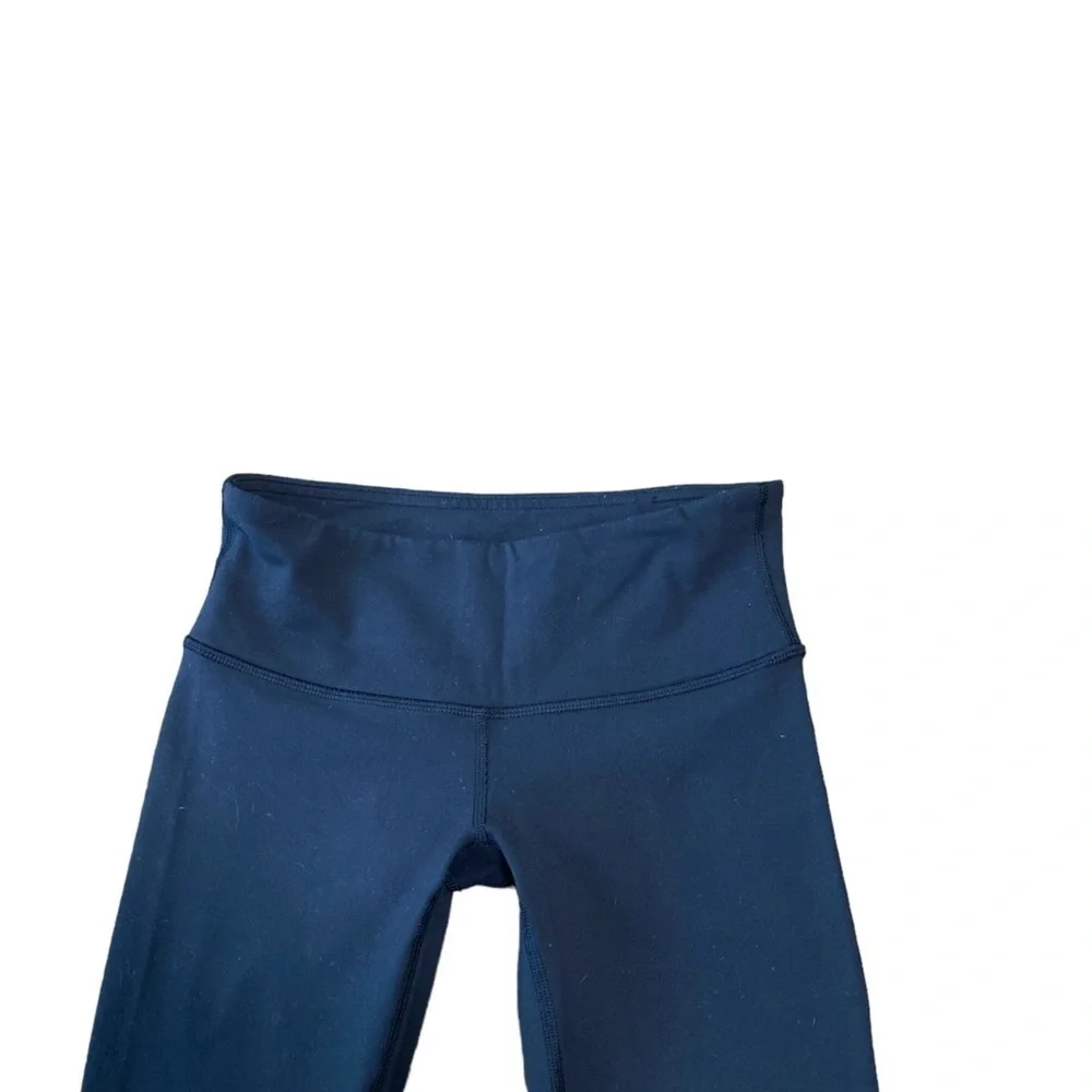LULULEMON | Wunder Under  Mid Rise  Crop  - Black Sz‎ 2